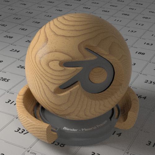 Cycles Procedural Wood - Distressed and Grainy