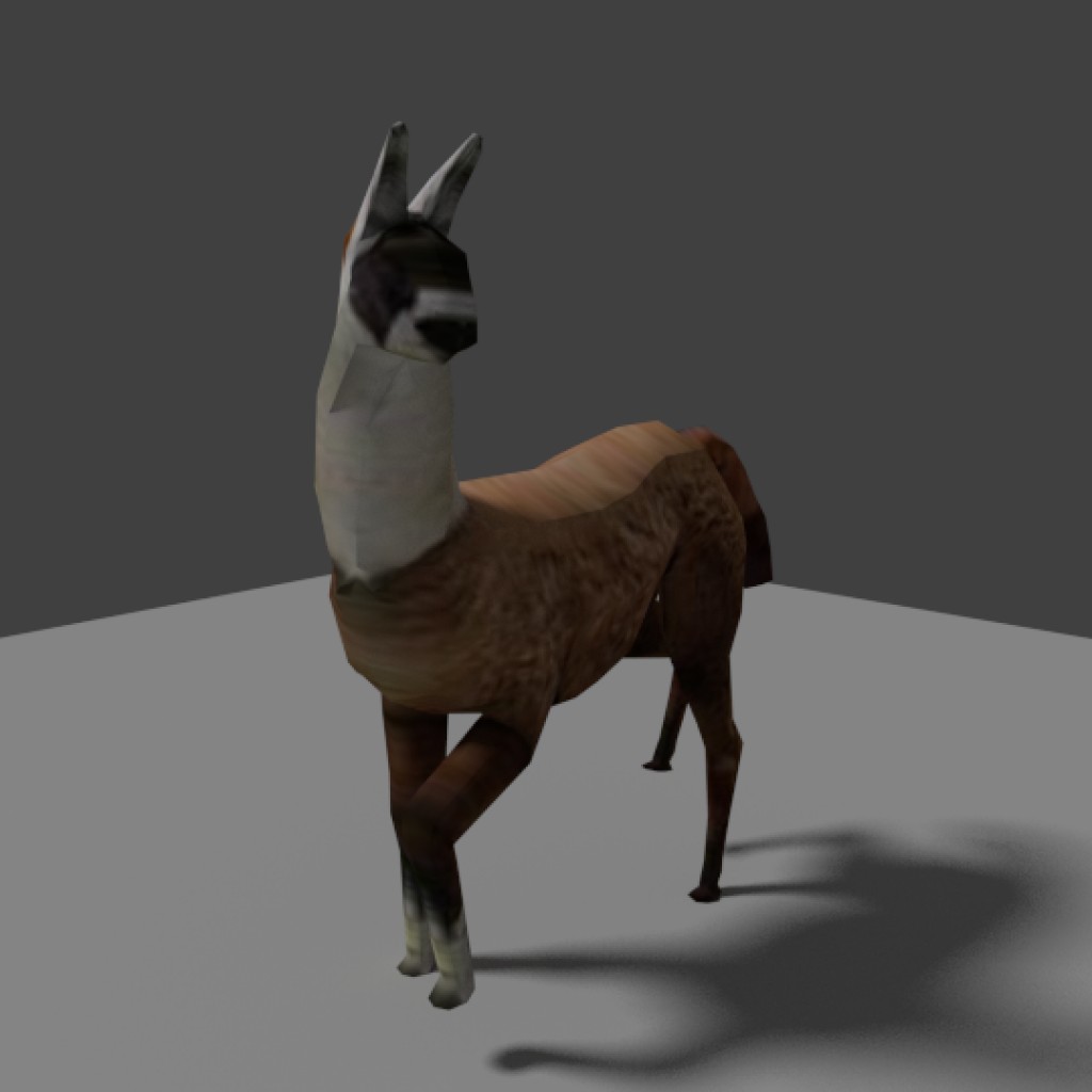 Low Poly Llama