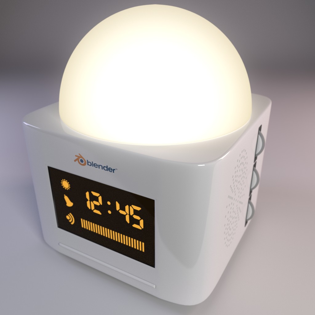 Light alarm clock
