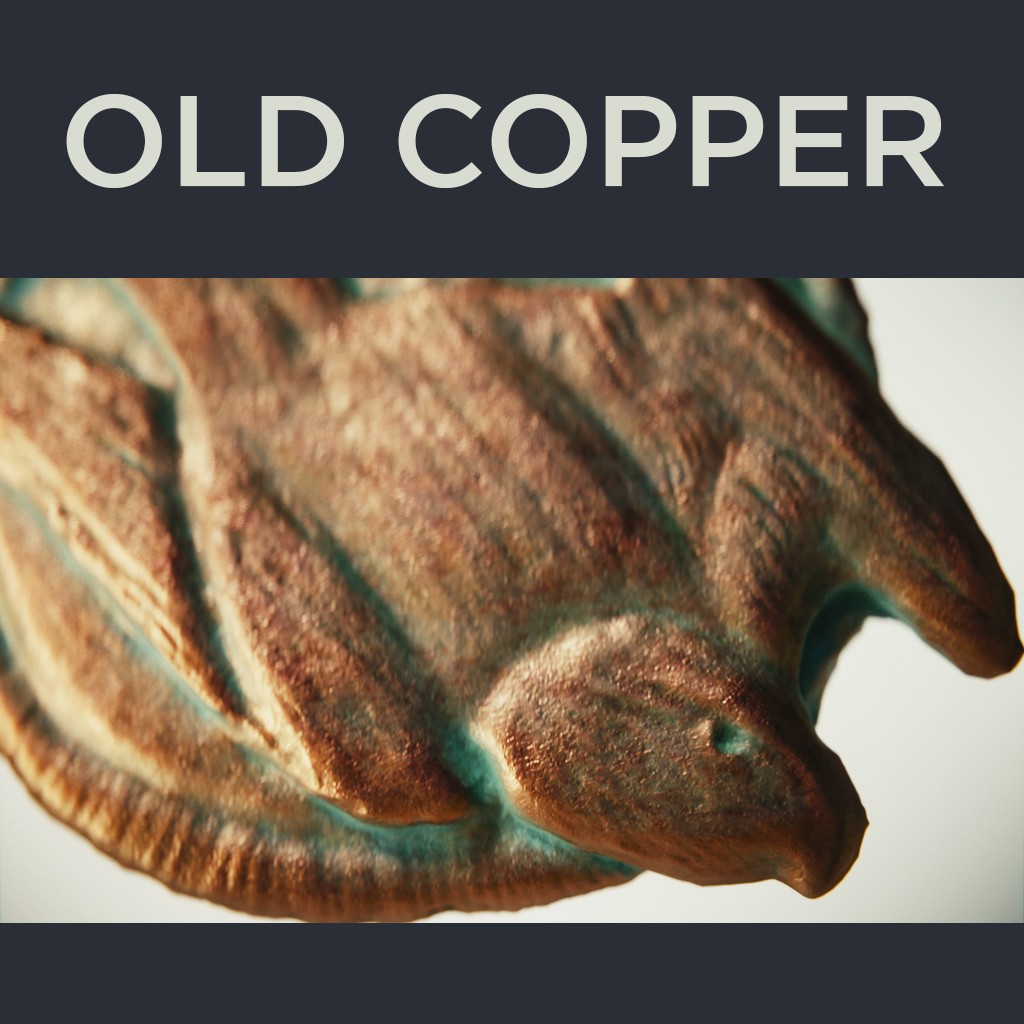 Old Copper Medallion