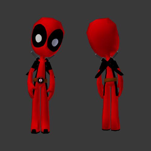 Low Poly Deadpool