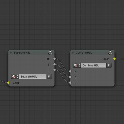 Cycles Nodes for HSL Color Model