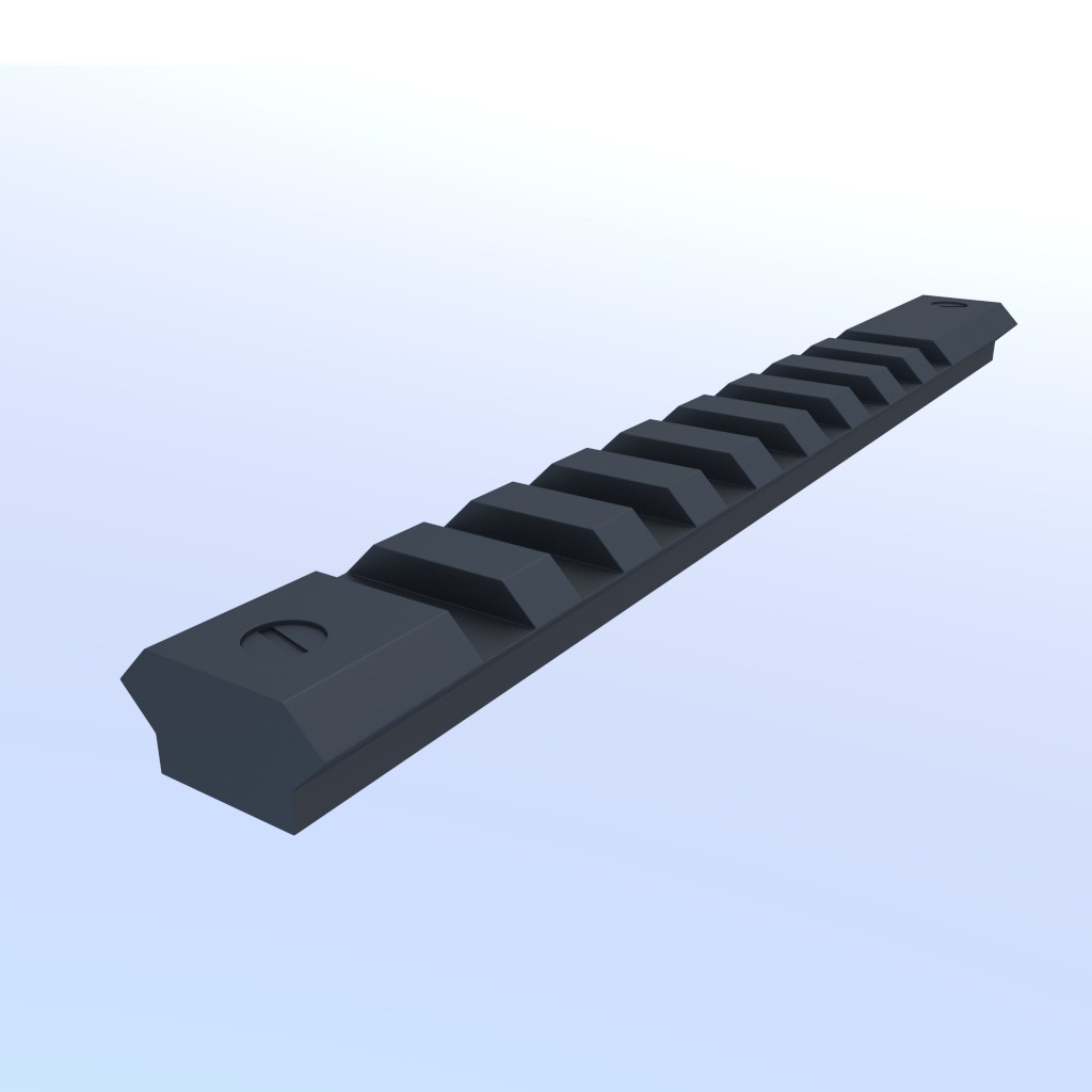 High Poly Picatinny Rail