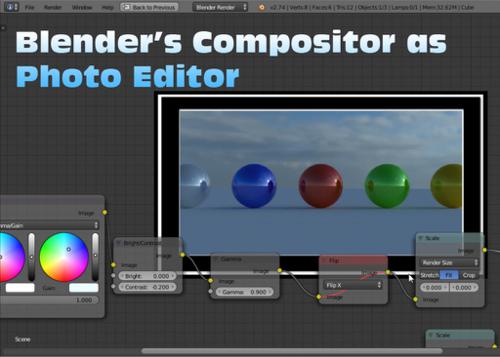 Blender's Compositor as a Photo Editor