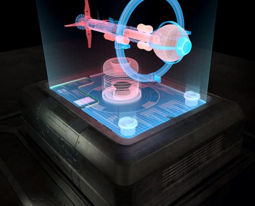 Blender Hologram Table