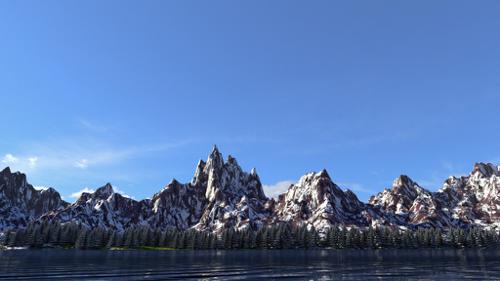 PhotoRealistic Mountain
