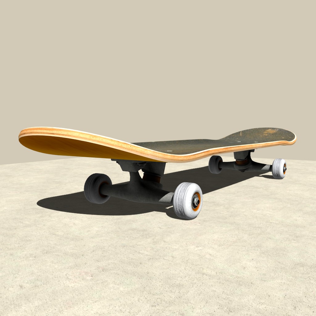 Fully rigged Skateboard