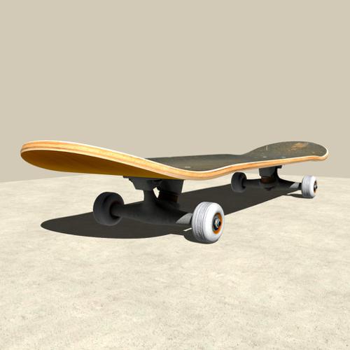 Fully rigged Skateboard