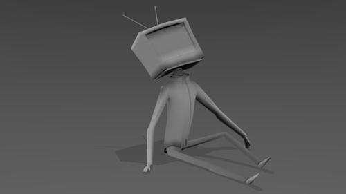TV Guy B&W