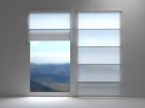 Roman blinds window decoration