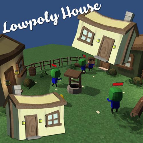 Lowpoly house.
