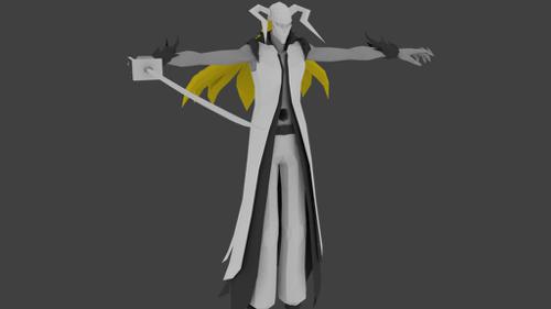 Low Poly Ichigo based Guy