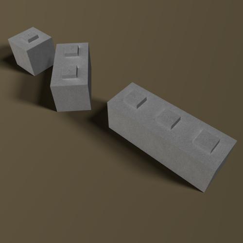 Concrete or Cement Retainer Blocks