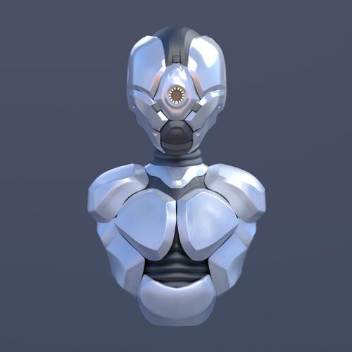 Robot with textures
