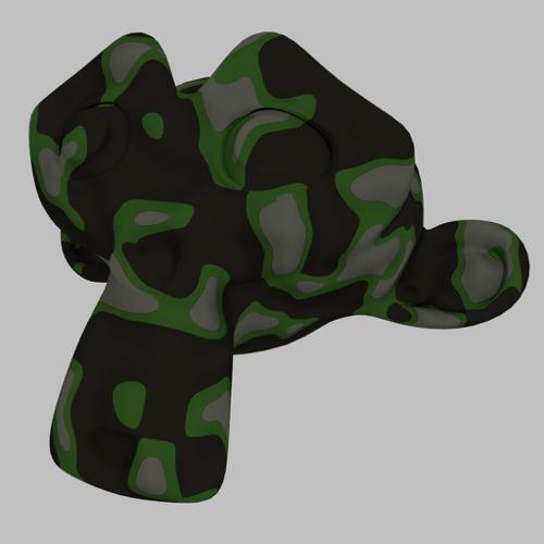 Procedural Camouflage Material