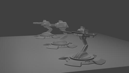 Rigged S.M.A.R.T Turrets