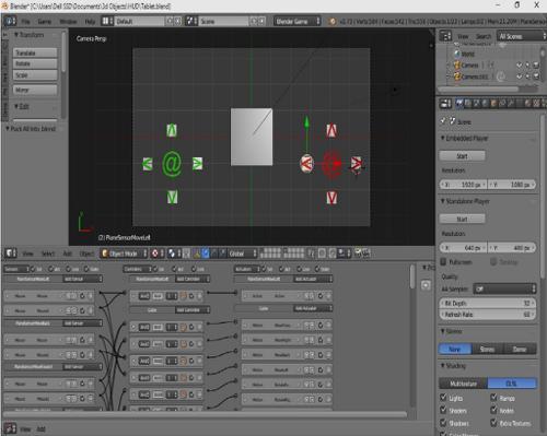 A package simulation of twin Tablet Controller