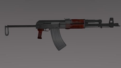 AKMS-47 Foldable Assault Rifle