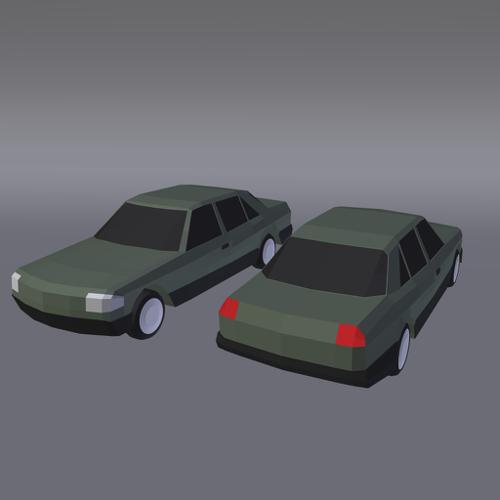 carro low poly