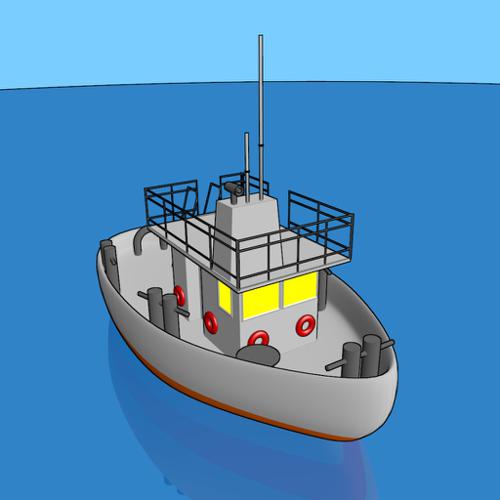 Cartoon Boat