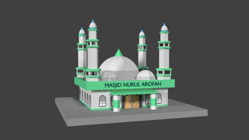 Mosque Low Poly