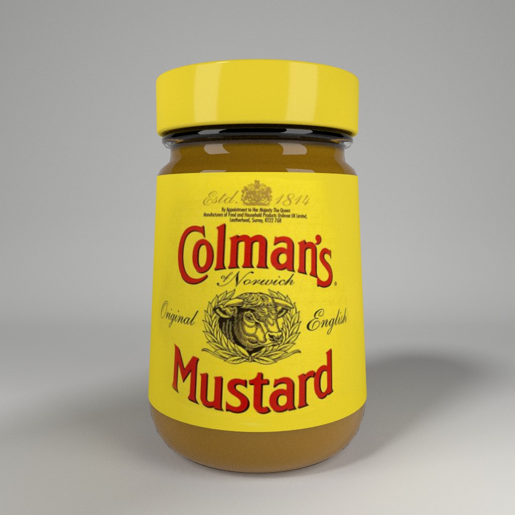 Colman's English mustard jar