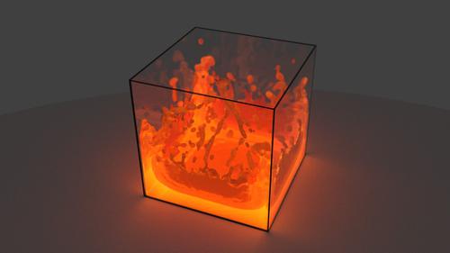 Lava Fluid Sim