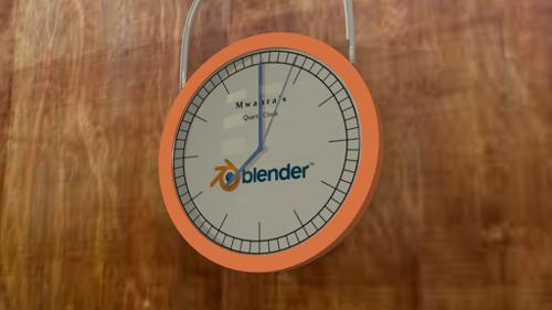 Animated clock