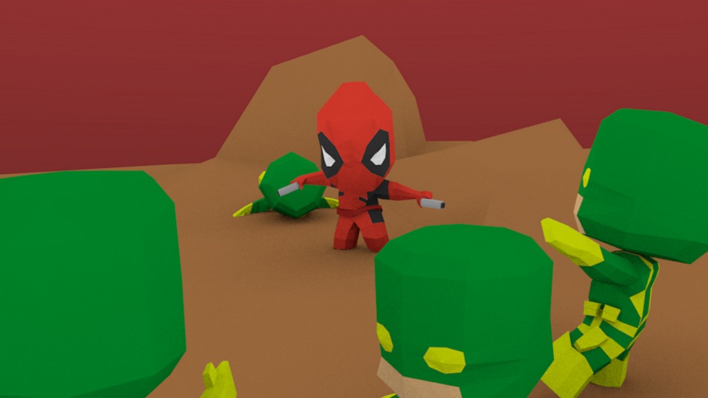 Deadpool vs HYDRA all rigged
