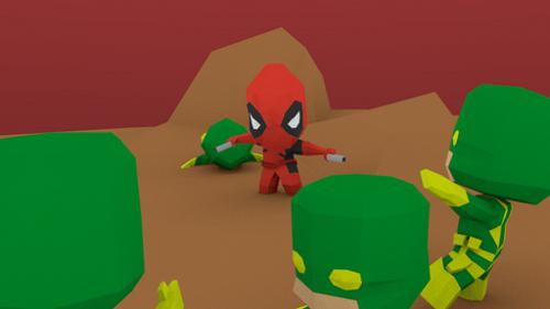 Deadpool vs HYDRA all rigged