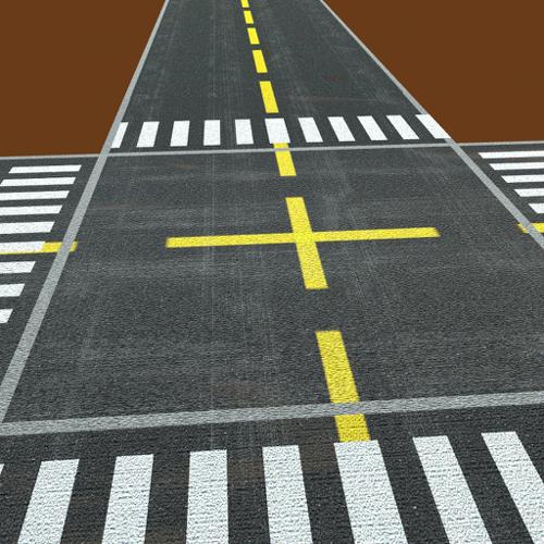 Textured street - without textures