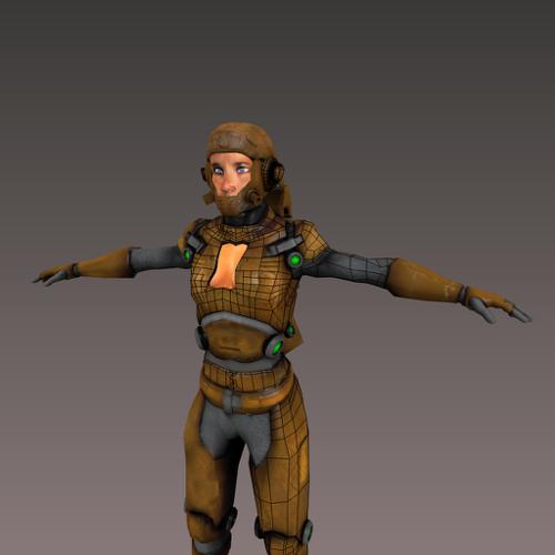 Female Sci-Fi character