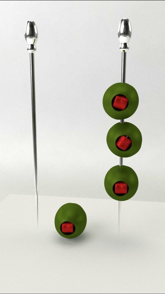 Martini Olives and Pick
