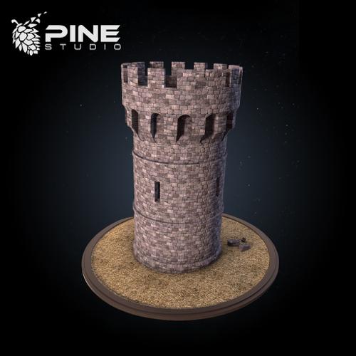 Medieval castle tower