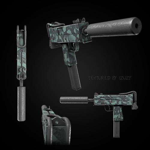 MAC-10 Textured (Model by Mateus7)