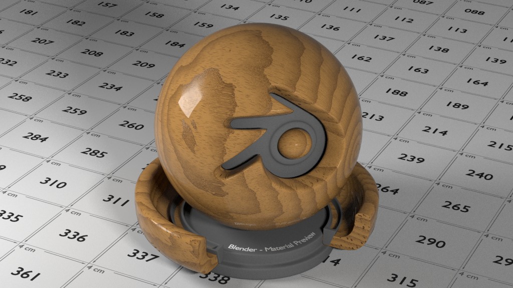 Cycles Procedural Wood - Red Oak