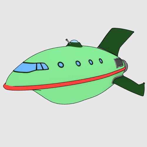 Planet Express spaceship