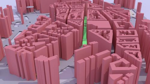 OpenThreeDeeMap - Koeln-Agnesviertel