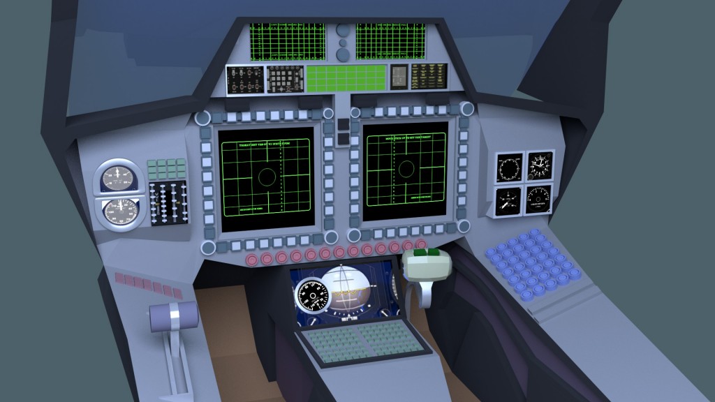 Spaceship light Cockpit