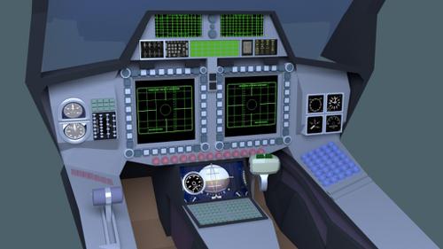 Spaceship light Cockpit