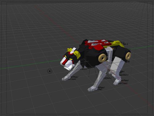 Voltron's Black Lion