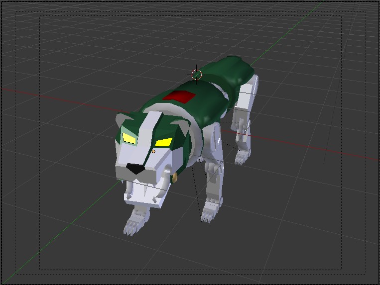 Voltron's Green Lion