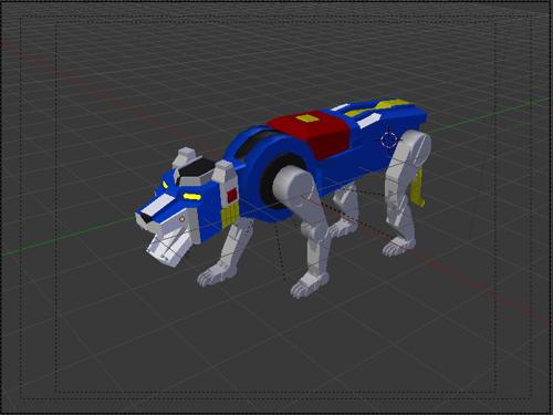 Voltron's Blue Lion