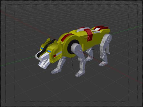 Voltron's Yellow Lion