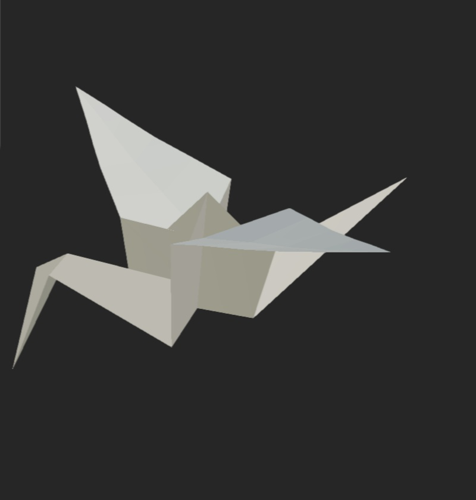 Origami crane