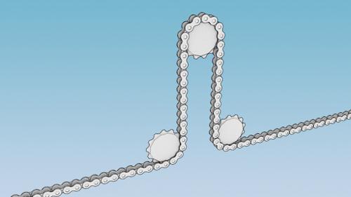 Chain Link & Sprocket