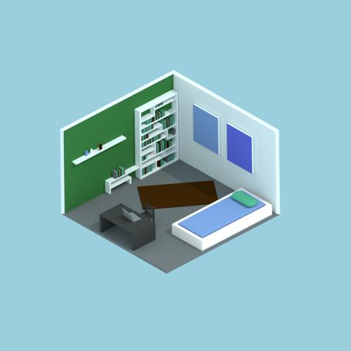 LowPoly Bedroom