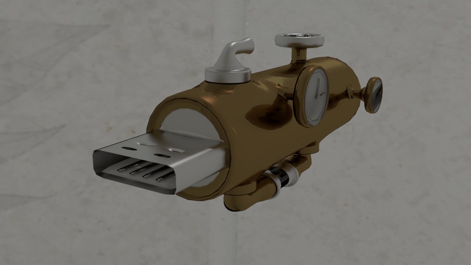 USB drive from Steam Punk or Jules Verne's novels