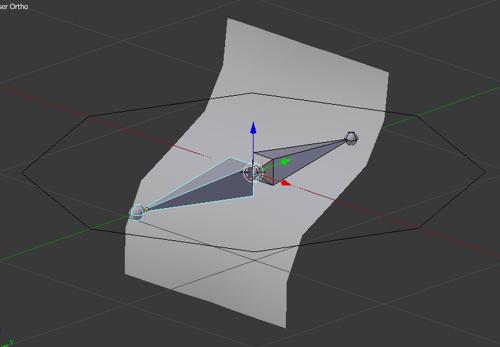 low poly simple piece of paper (rigged)