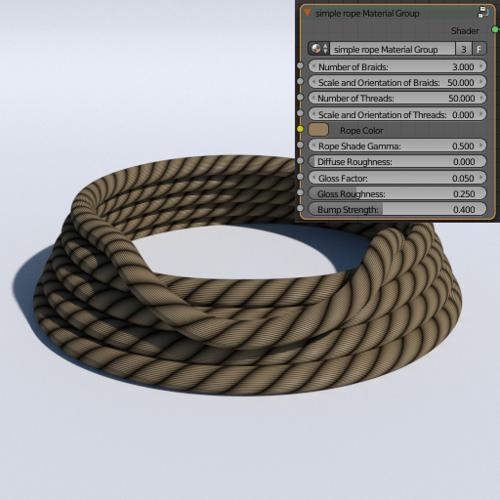 simple rope material